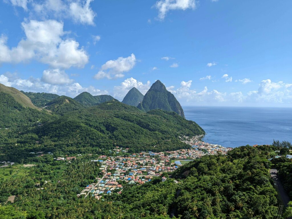  Gros Piton, View over St Lucia